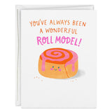 Hallmark Good Mail Funny Mother's Day Card (Cinnamon Roll Model) for Appreciation, Father's Day, Birthdays