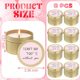 8 Pcs Bridesmaid Proposal Gifts I Can'T Say I Do Without You Candles Gifts Natural Soy Wax Candles For Bridesmaid Wedding(Classic,Pink)