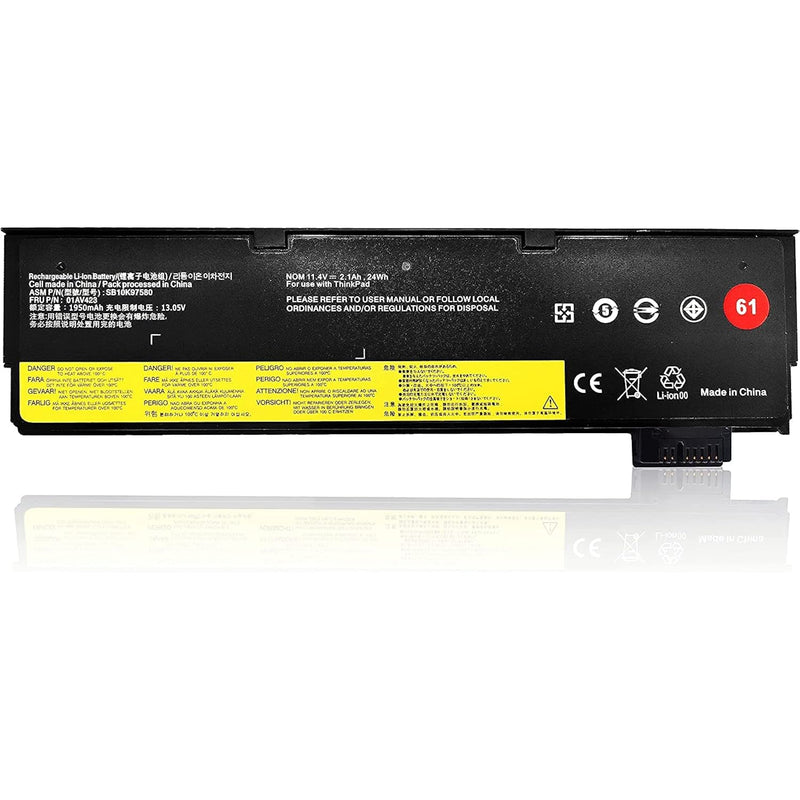 11.4V 24Wh 01Av423 01Av452 Battery For Lenovo Thinkpad T470 T480 T570 T580 A47