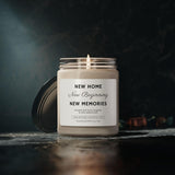 -New Home Candle – New Home, New Beginning, New Memories | Housewarming Gift For Homeowners, New Apartment, Moving Celebration