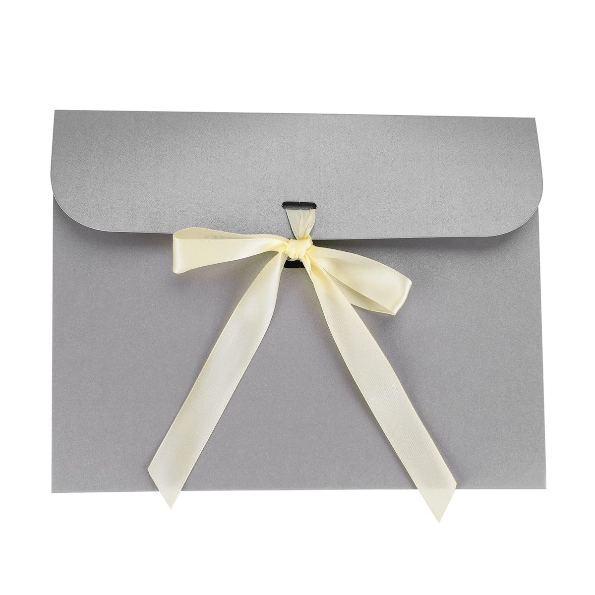 10Pcs Paper Gift Card Envelopes Bags With Ribbon Bowknot Holiday Envelope Greeting Cards Packaging Bag Underwear Silk Scarf Party Gift Wrapping Bag Wedding Presents Box, Medium