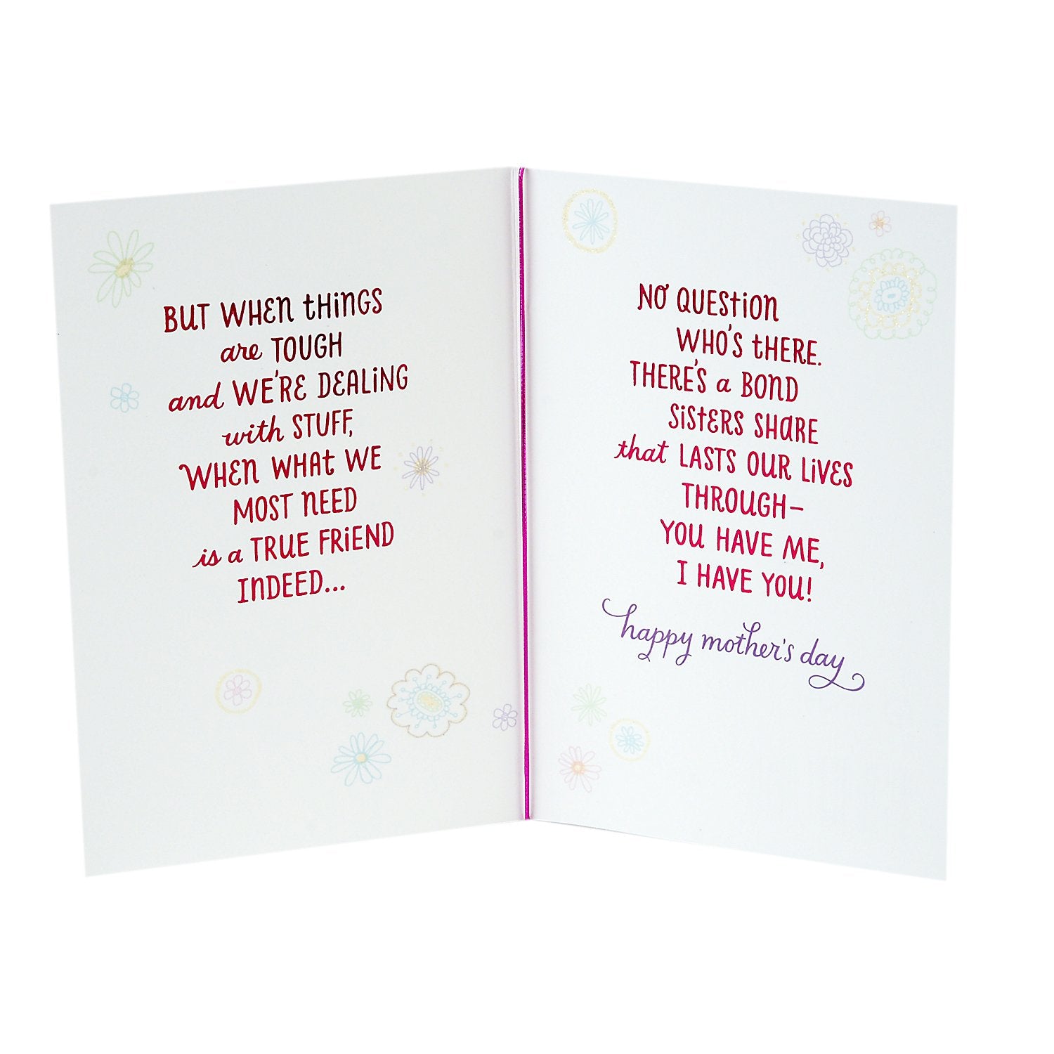 Hallmark Mother's Day Card for Sister (True Friends)