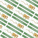 Sloth Baby Shower Scratch Off Game Cards?32 Pcs?Sloth Baby Games Raffle Cards Wedding Bridal Shower Gift Certificate Scratch Off Cards Family Holiday Games Supplies For Kids Adults