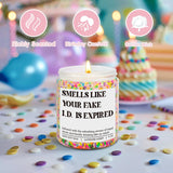 Scented Candle - 21St Birthday Gifts For Women, Female - Happy 21 Year Old Birthday Gifts For Her, Him - Cool 21St Bday Candle For Girls, Boys - Funny Turning 21 Ideas For Friend, Daughter, Teen