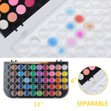48 Colors Watercolor Cake Set With 3 Brushes, Washable, Travel Design, Perfect For Card Making, Illustrations, Painting, Calligraphy