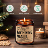 Scented Candle, Hiking Gifts For Women, Men - Cool Gifts For Hikers, Campers - Camping, Hiking Essentials - Funny Backpacking, Valentines Day, Birthday Ideas For Outdoor Lovers, Mountain Climbers