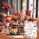 Christmas How Many Candy For Baby Shower Game, Christmas Party Decorations, Pack 1 Sign And 50 Game Cards, Christmas Baby Shower Games, Gender Neutral Party Supplies(Sdtgyx01)