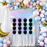 Gender Reveal Dart Board Game - Twinkle Twinkle Little Star Gender Reveal Ideas Baby Gender Reveal Balloon Dart Game Baby Shower Guessing Game, Pink And Blue
