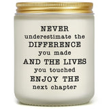 Goodbye Gifts For Coworkers, Retirement Gifts For Women, Going Away Farewell Moving Away Gift For Friends Teachers, Inspirational Gift, Lavender Candle