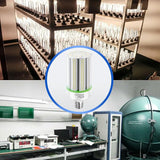 2 Pack 60W LED Corn Light Bulbs 5000K Daylight E26 E39 Base High Bay Warehouse Lighting