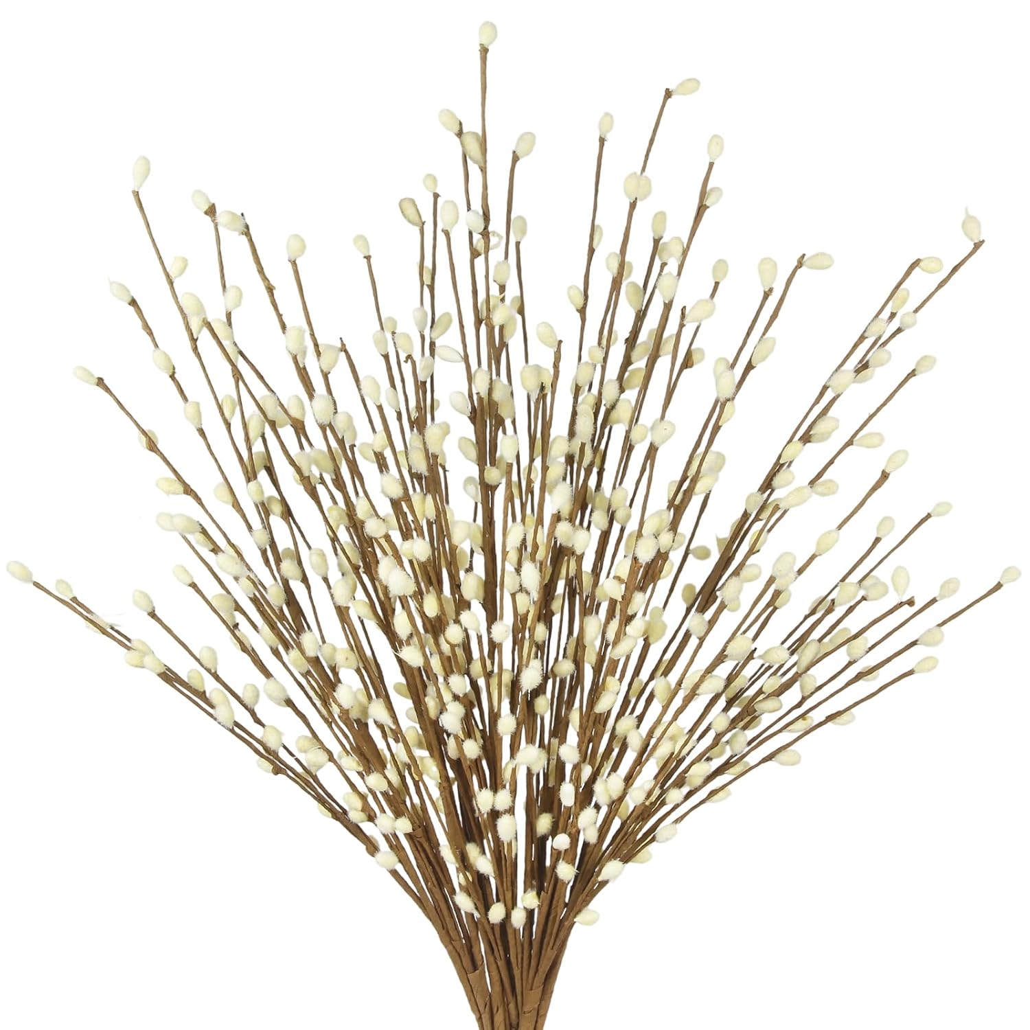10 Pcs Winter Decorations Artificial Berry Stems White Christmas Picks Branches Cream Berries Stems For Floral Arrangements Christmas Tree Holiday Home Xmas Diy Crafts Party Decor Centerpieces