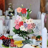 120 Pieces Of Mini Artificial Flowers For Crafts Spring Artificial Wildflowers Artificials Silk Fabric Flower, Daisy Peony Flowers, For Craft Wreaths Weddings Home Decoration