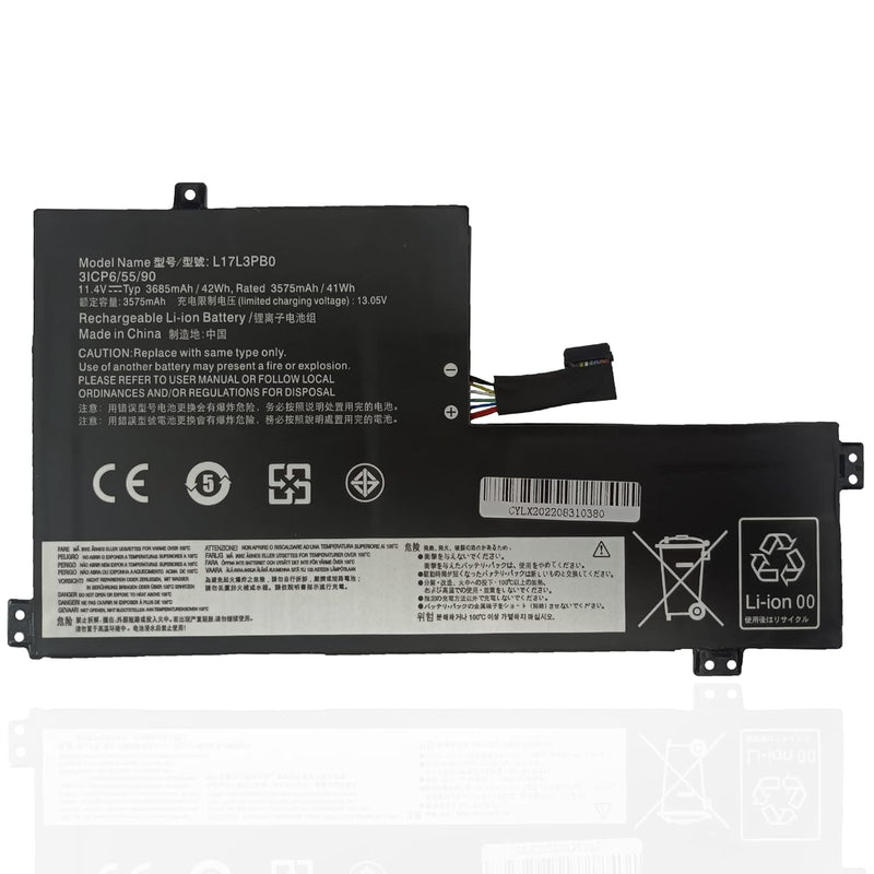 L17L3Pb0 Laptop Battery Replacement Compatible With Lenovo Chromebook 100E 1St