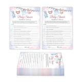 Baby Shower Family Feud Game Cards, Fun Baby Shower Game For Boy & Girl, 30 Fill In Game Cards & 1 Answer Card, Family Game Night, Baby Feud Game Supplies?Bbsc01?