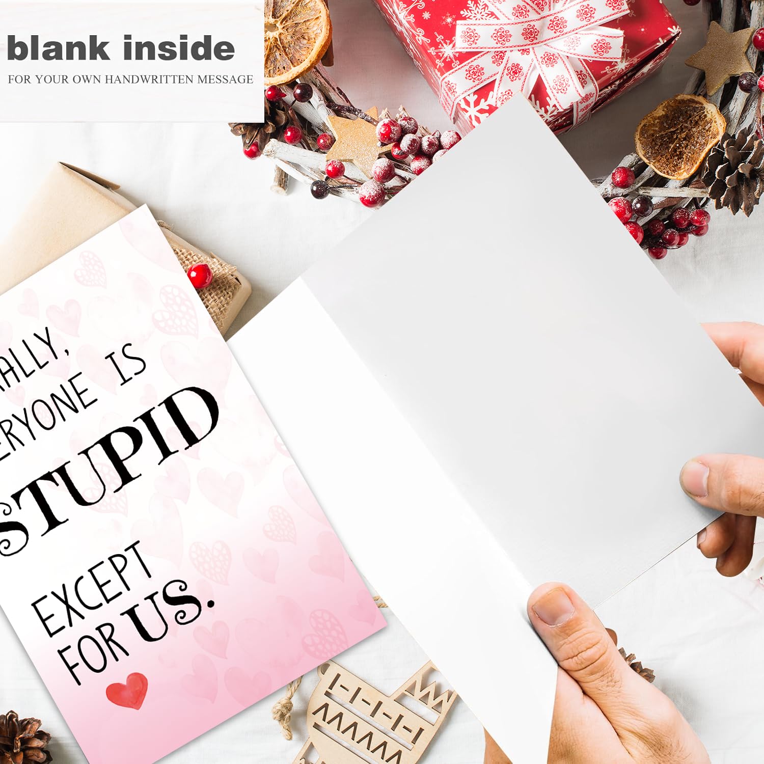 Funny Valentine'S Day Card For Her Him Husband Wife Boyfriend Girlfriend, Sarcastic G-Day Card For Best Friend Bestie Or Loved One, Humorous Galentine'S Day Cards Gift