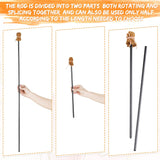 Mahl Stick For Steadying Painter Hand 32.7 Inch Aluminum Alloy Drawing Tool Artist'S Painter'S Hand Rest Tool With Artificial Leather For Painting Art Watercolor Oil Paint Sketching Supplies