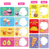 Valentine Day Cards Kids Food Theme Exchange Cards For Classroom Prizes Valentines Party Favor Supplies 28Pcs