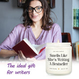 Writer Gifts For Women - Creative Future Author Gifts For Writers, Cool Presents For Book Novelist Screenwriter Writing Enthusiasts Author Inspiration Lavender Scented Soy Wax Candles 7Oz?