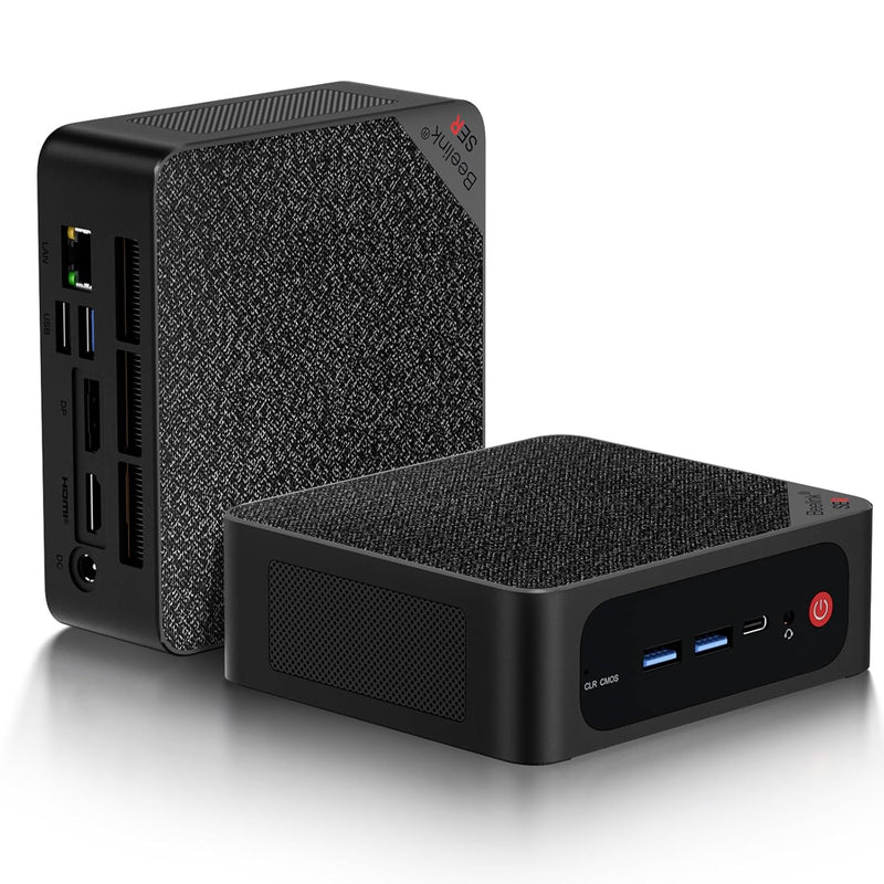 Beelink SER5 MAX Mini PC, AMD Ryzen 7 5800H (8C/16T, up to 4.4GHz, TDP 54W), 3