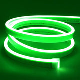 16.4FT Green LED Neon Rope Lights 12V Waterproof Cuttable Flexible Strip Lights