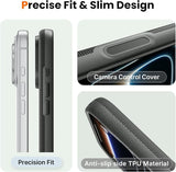 Apple iPhone 18 Pro Case Techwoven Black Slim Protective Cover