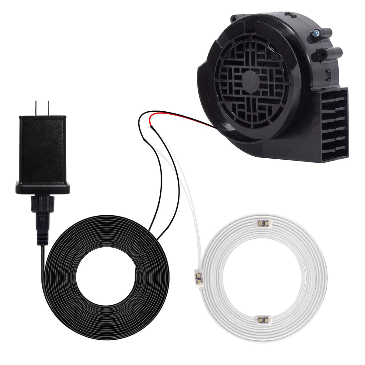 Inflatable Replacement Fan Blower 12V 1.2 A Mini Air Blower With 3 Leds For Christmas Inflatables Costume,Inflatable Fan