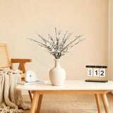 6Pcs Babys Breath Artificial Flowers Real Touch Gypsophila Flowers White Faux Flowers For Wedding Bridal Bouquet Wreath Table Centerpiece Outdoor Decor