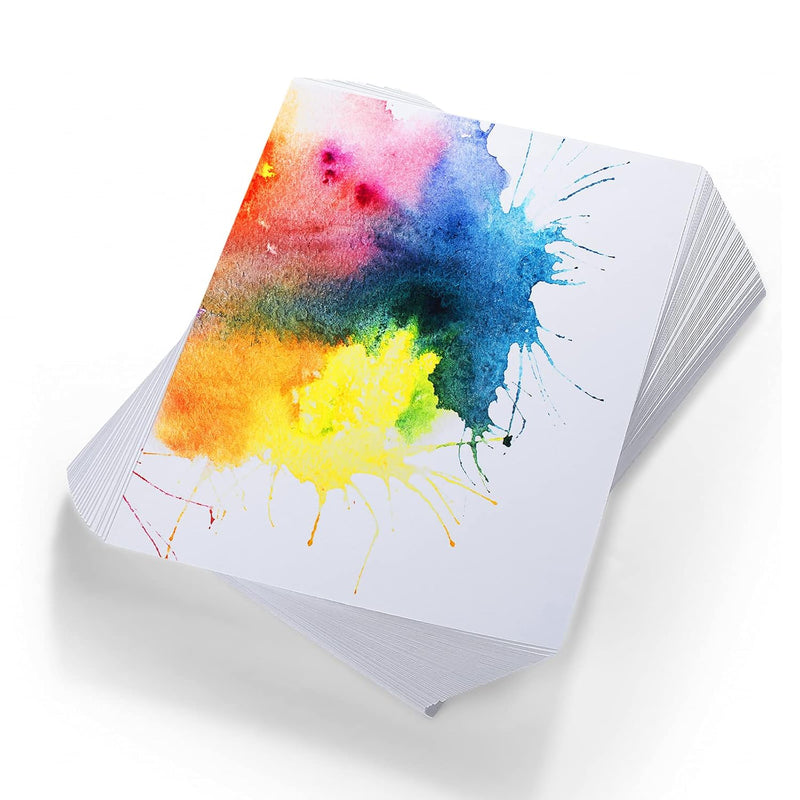 60 Sheets Watercolor Paper White Cold Press Paper Pack For Kid Child Watercolo