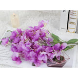 5Pcs Bougainvillea Artificial Flowers 31.5Inch Fake Long Stem Flowers Light Purple Faux Bougainvillea For Vase Table Wedding Home Office Garden Decor(Light Purple)