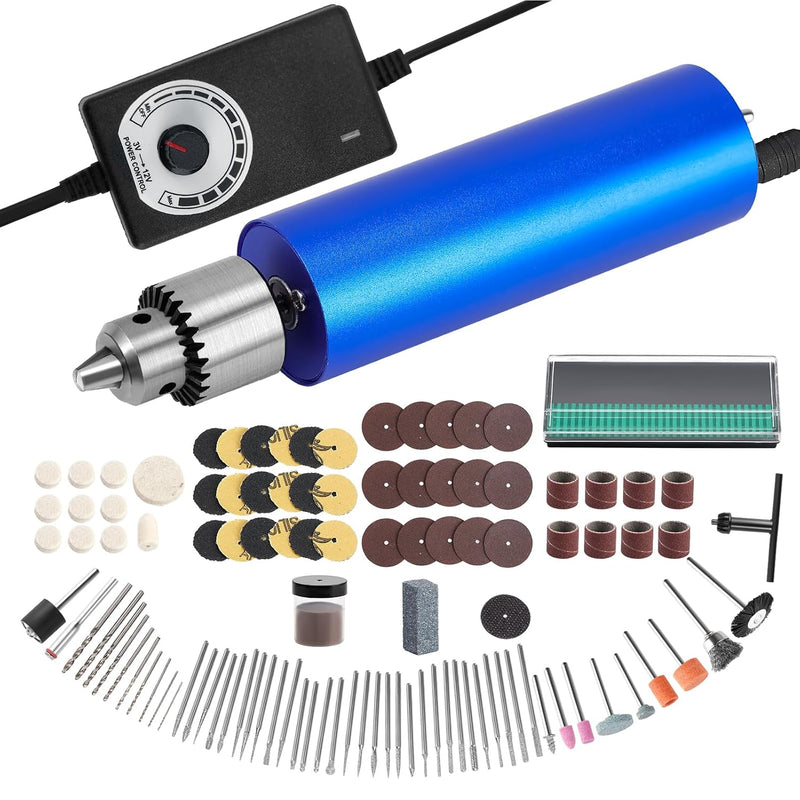 Electric Resin Polishing Kit - 110 Accessories, Rotary Tool For Resin Casting Molds, Carving, Drilling, Sanding, Polishing, Jewelry Making