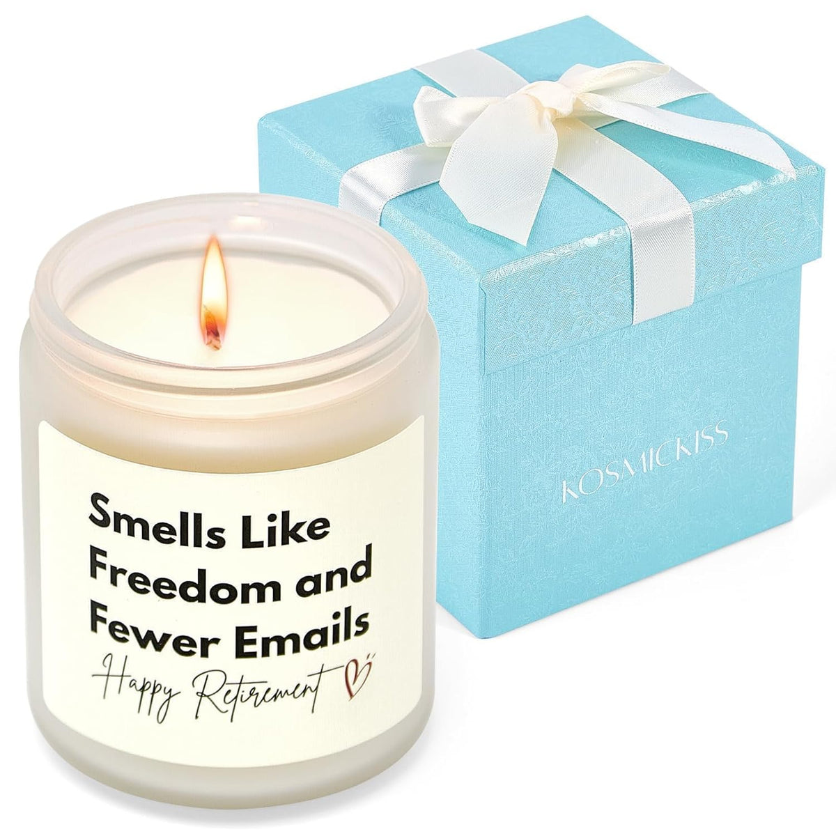 Retirement Gift For Woman Men, Happy Retirement Gifts For Women 2025, Handmade Lavender Scented Soy Wax Candle, Funny Retired Gifts For Coworkers, Nurses, Teachers, Friends
