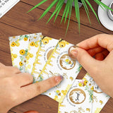 50 Pack Honey Bee Scratch Off Game - Bumble Bee Baby Shower Birthday Party Activity Lottery Ticket Raffle Cards Girls Or Boys Decorative Set