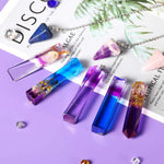 10 Styles Pendulum Resin Molds Silicone Pendant Molds Epoxy Quartz Crystal Gemstone Multi-Facet Jewelry Molds For Diy Crafts Jewelry Decorations Making