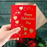 Valentines Cards With Envelopes 24 Pack Foil Embellishment Heart Embossed Cards Blank Inside