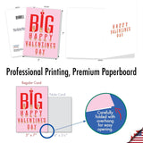 Funny Valentine'S Day Greeting Card With 5 X 7 Inch Envelope For Men And Women (1 Card) Sign Language - Love C8347Vdg