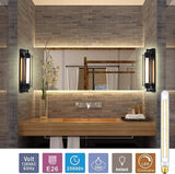 4 Pack T300 Long Tubular LED Bulbs 11.8 Inch E26 Dimmable Clear Glass Edison Tube 3000K