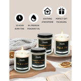 Scented Soy Candles Sets, 7Oz In White Frosted Jar - 200-Hour Burn Time, Aromatherapy Candle For Home Decor, Cozy Gifts For Any Occasion,Ideal Gifts For Women