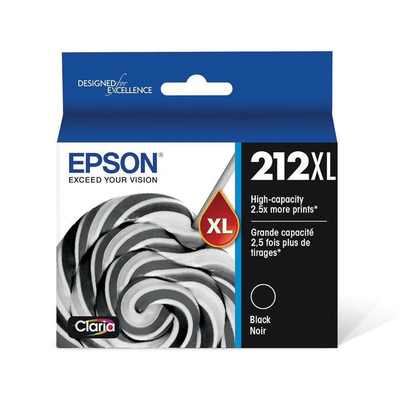 212XL Claria Black Ink for WF-2830, XP-4100, XP-4105 Printers