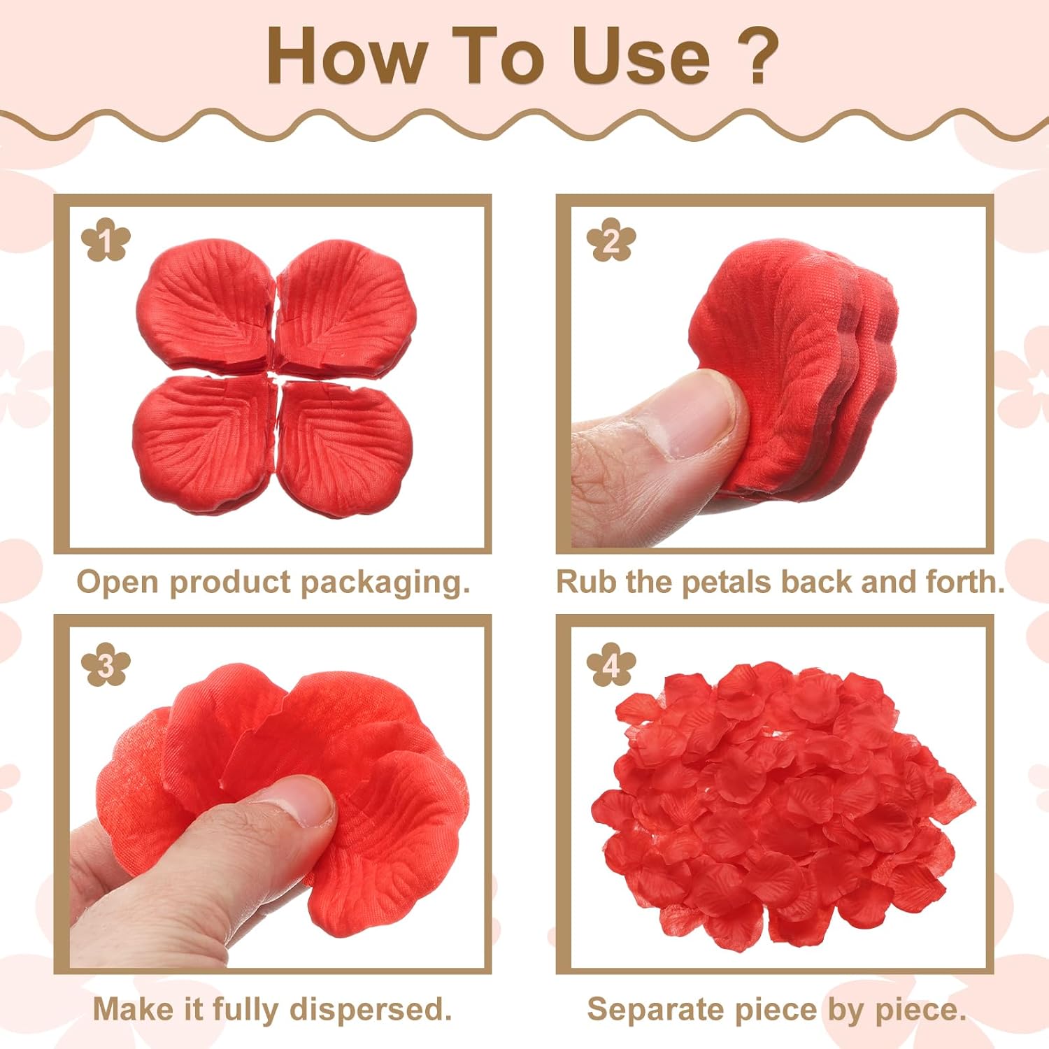 1000Pcs Artificial Rose Petals Fake Silk Flower Petals For For Wedding Party Proposal Anniversary Decoration, Mint Green