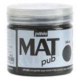 Pebeo Mat Pub, extra fine, 140 ml-Ivory Black Acrylic Paint
