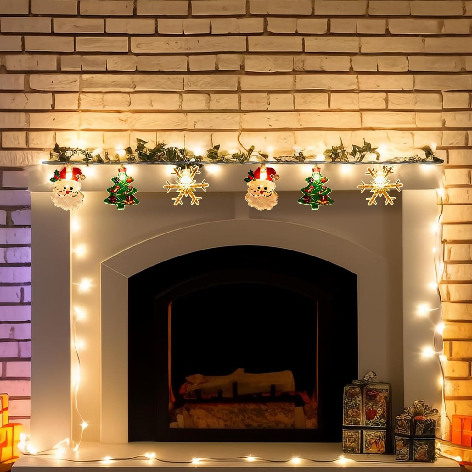 4M 20 Led Christmas Atmosphere Light Snowman Light
