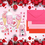Valentines Day Cards With Envelopes For Kids Valentines Scratch And Sniff Cards Scented Cards School Classroom Gift Exchange Party Favors 30Pcs