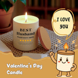 Funny Gifts For Husband Valentine’S Day Candle Best Husband Gift From Wife Romantic Gift For Husbands Birthday Anniversary Long-Term Relationship Gifts For Men Him Valentine Soy Wax Candle
