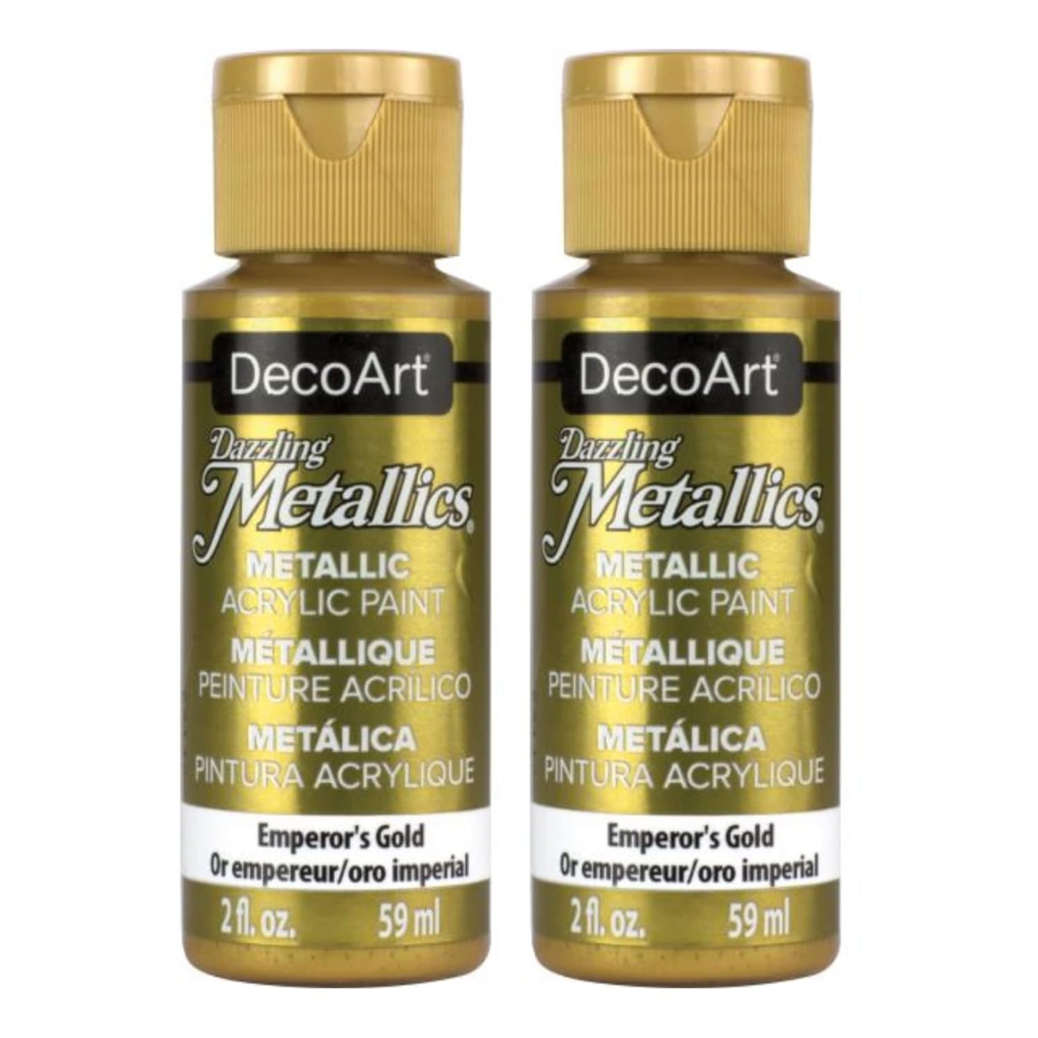 Dazzling Metallics Acrylic Paint 2oz-Emperor'S Gold