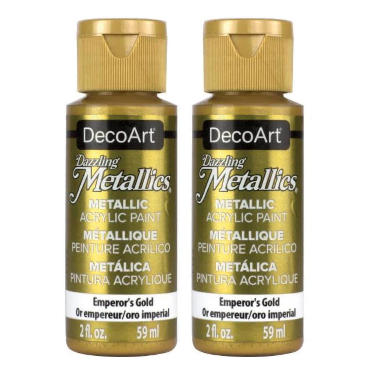 Dazzling Metallics Acrylic Paint 2oz-Emperor'S Gold