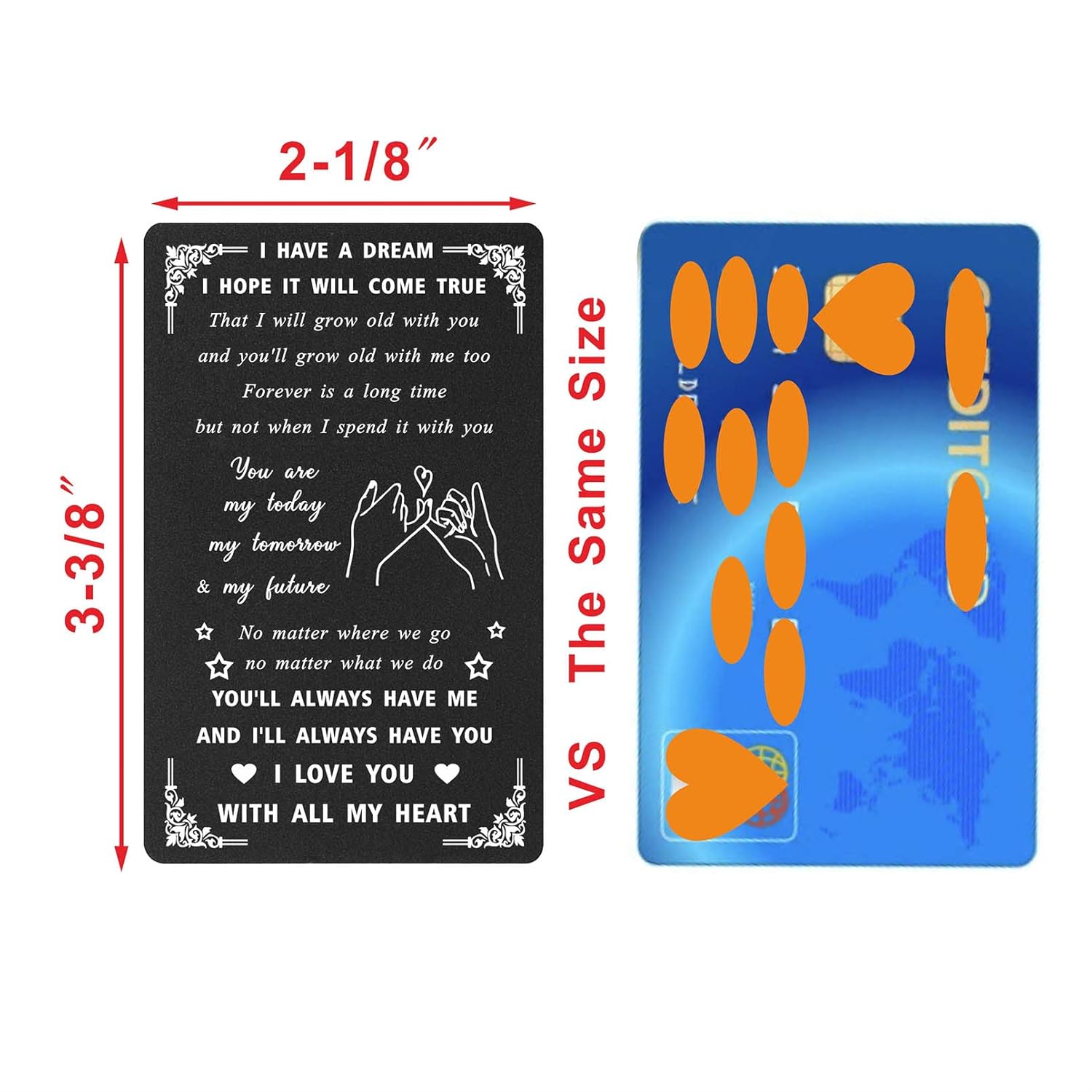 I Have A Dream Gift Card, Romantic Christmas Cards, Anniversary Cards For Husband, Birthday Gifts For Boyfriend, Valentines Day Gifts For Him Her