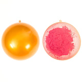 Gender Reveal Large Golden Ball | Blue And Pink Powder Kit | Gender Reveal Party Supplies