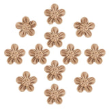 DECORA 12 Pieces Handmade Burlap Flowers for Wedding Decoration, Craft Making and Other DIY Stuff Making