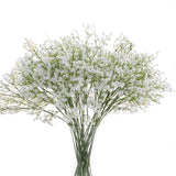 9 Pack Real Touch Artificial Baby'S Breath Flowers - 21" Bendable Stems For Wedding Bouquets, Home Centerpieces & Outdoor Decor (Waterproof, Dustproof, White)