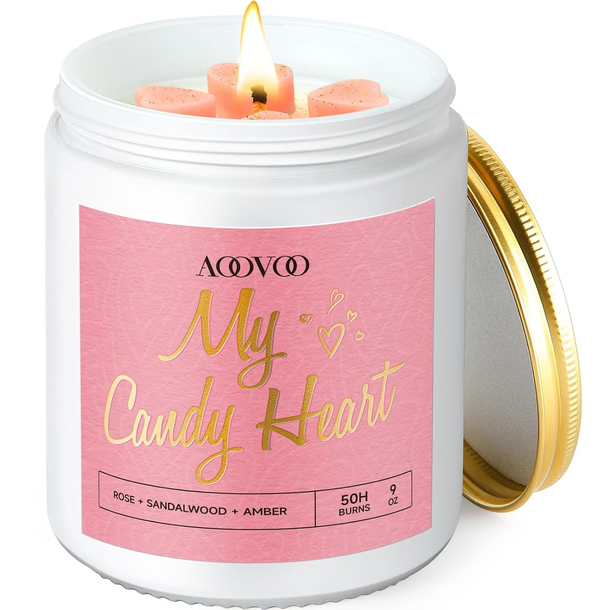 Candle - 9Oz Soy Wax Scented Candles, Anniversary Candles, Birthday Gifts For Girlfriend, Women, Men, Wife, Couples Gifts For Boyfriend, Husband